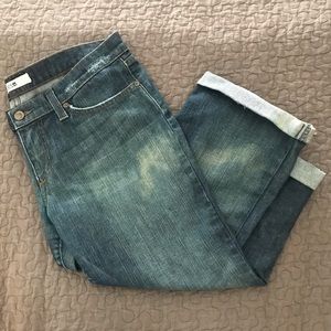 Joes Jeans Cropped Pant Capri Distressed Size 31